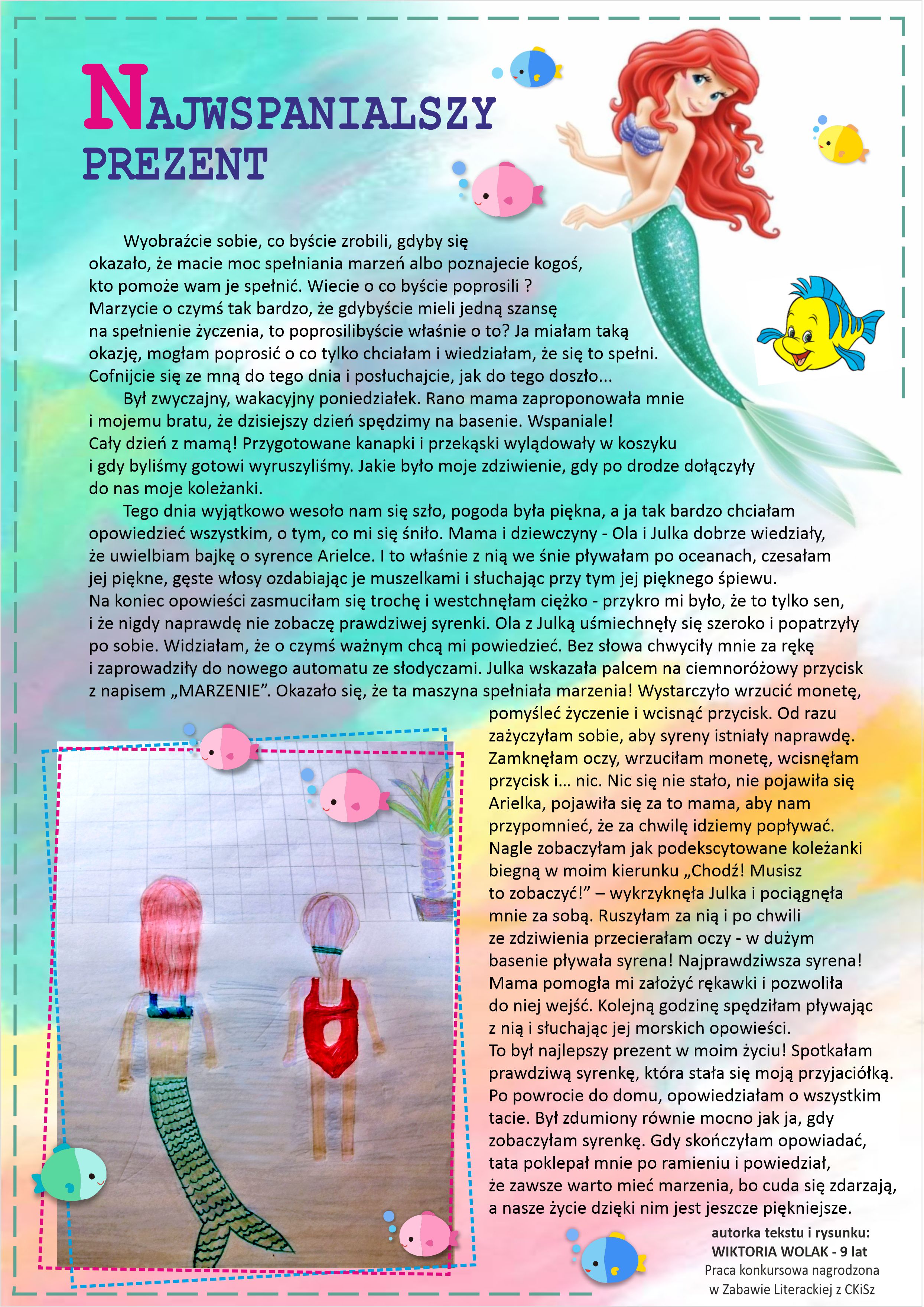 opowiadanie Wakacyjny prezent