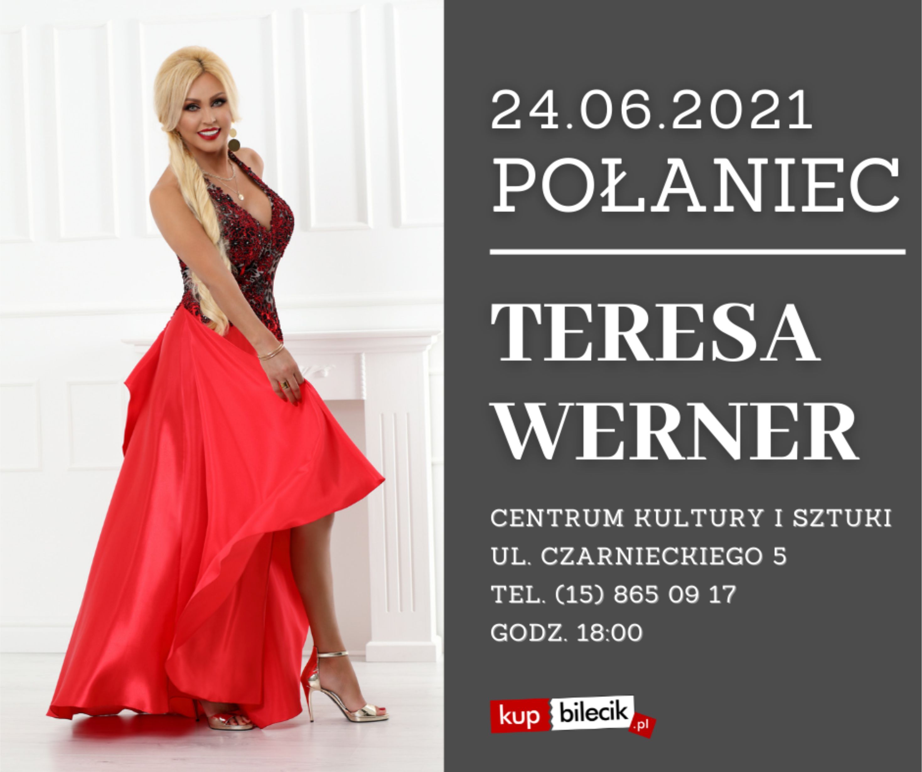 Koncert Teresy Wernar w Połańcu Koncert Teresy Wernar w Połańcu