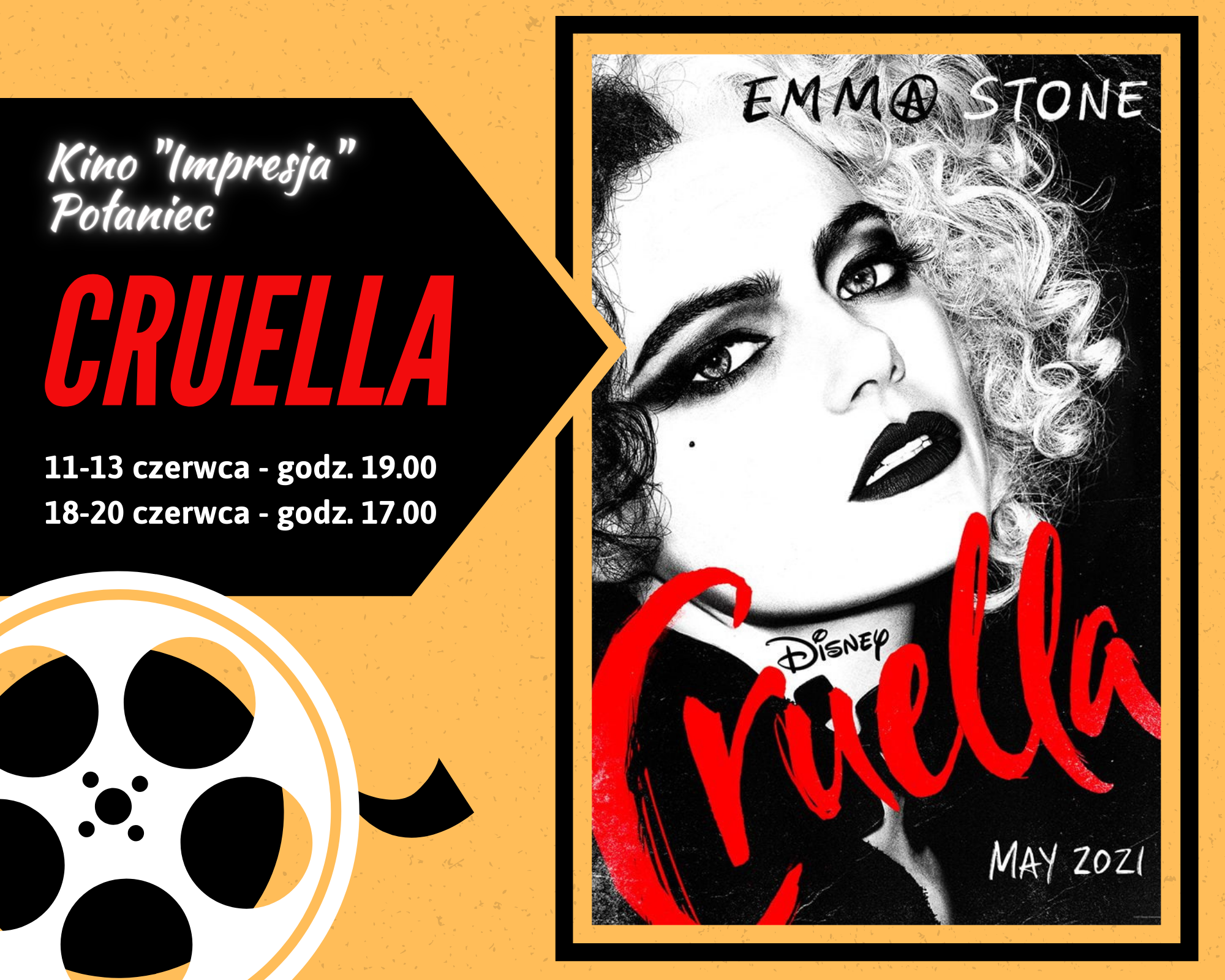 Cruella w Kinie Impresja Cruella w Kinie Impresja