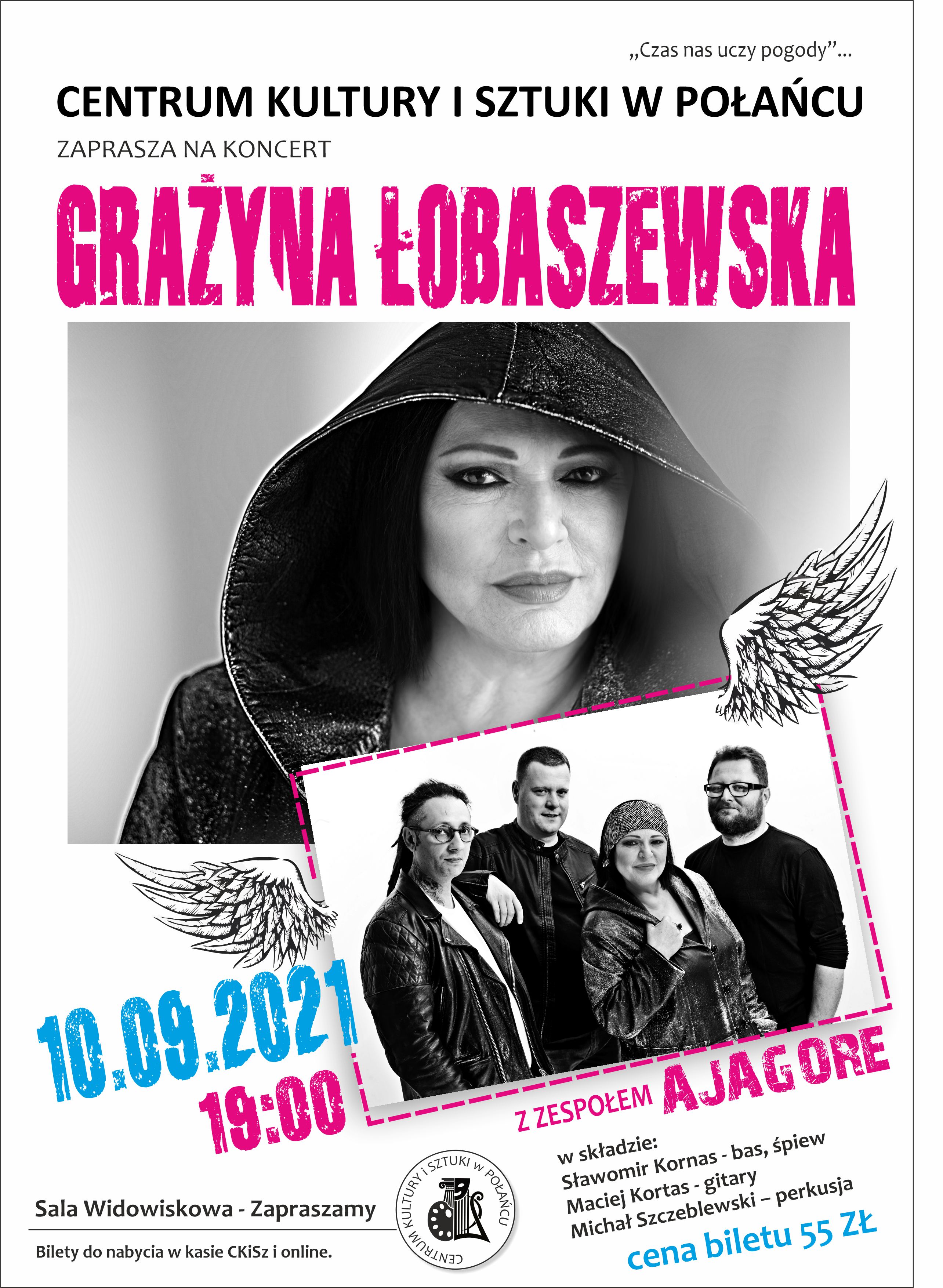 Koncert Grażyny Łobaszewskiej z zespołem Ajagore Koncert Grażyny Łobaszewskiej z zespołem Ajagore