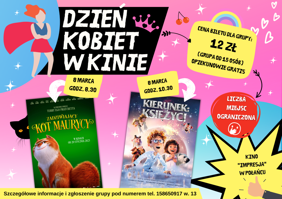 Kino Impresja 8 marca Plakat kina Impresja 8 marca