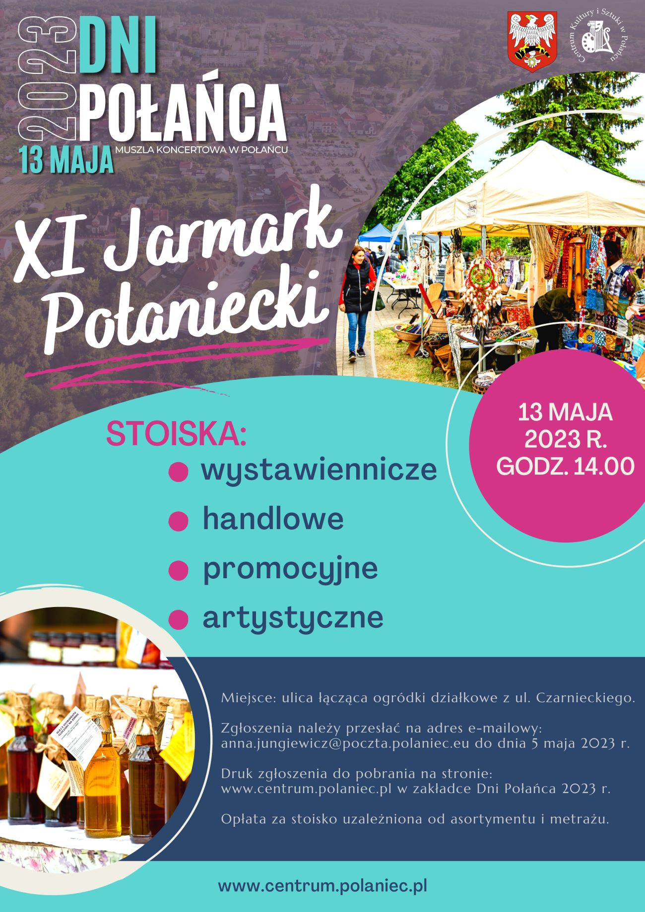 XI Majowy Jarmark Połaniecki Plakat XI Majowy Jarmark Połaniecki