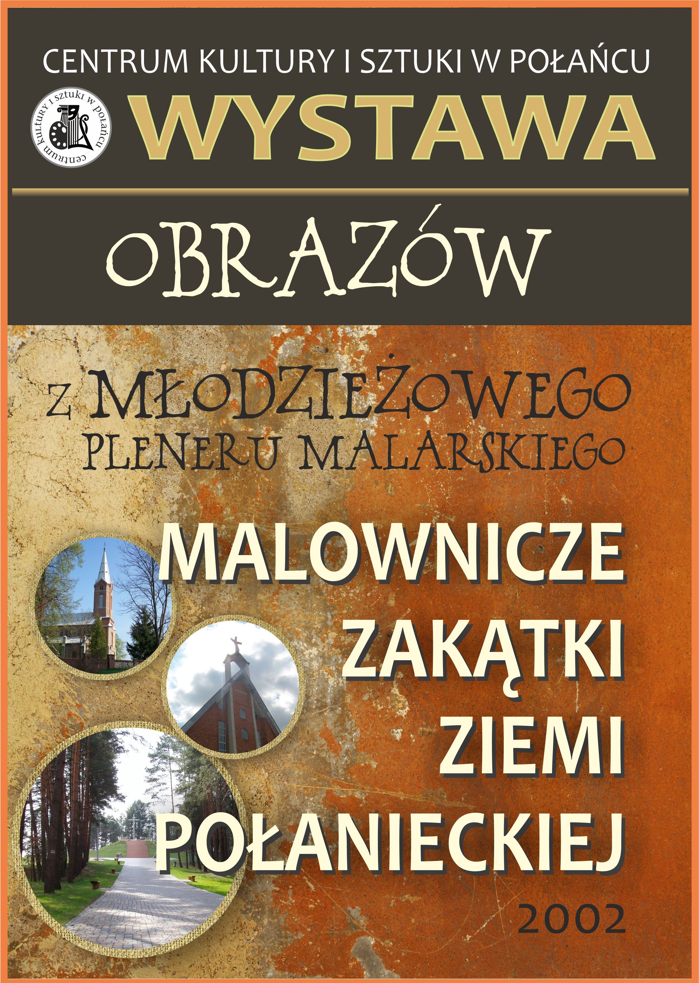 Centrum plakat konkursu malarskiego Połaniec konkurs plenerowy