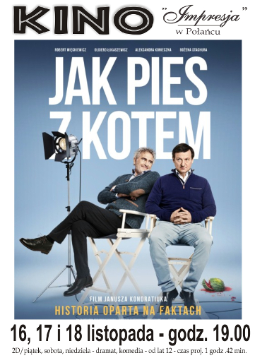 Jak pies z kotem - plakat